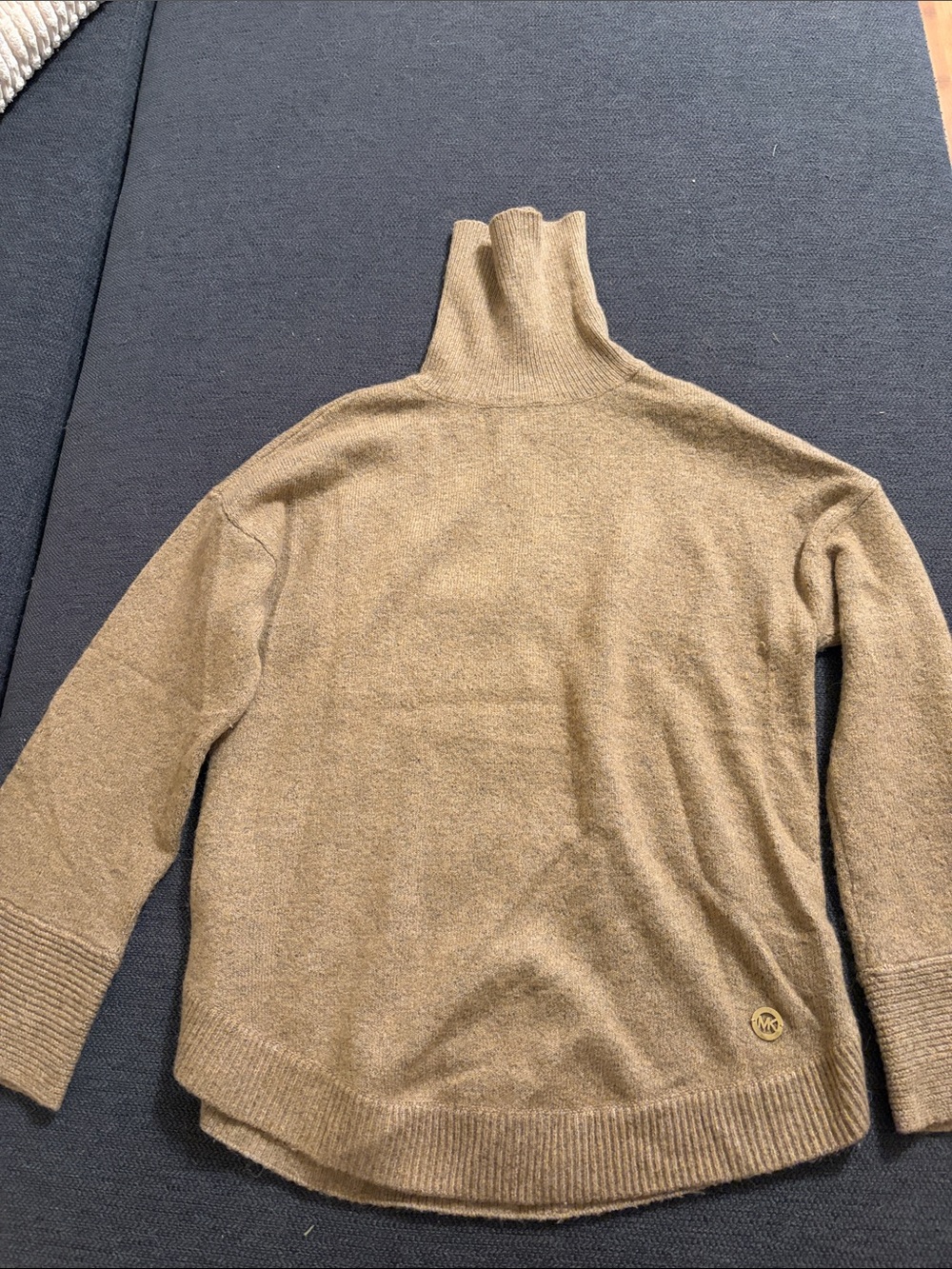 Michael Kors Camel Tan Turtleneck Sweater